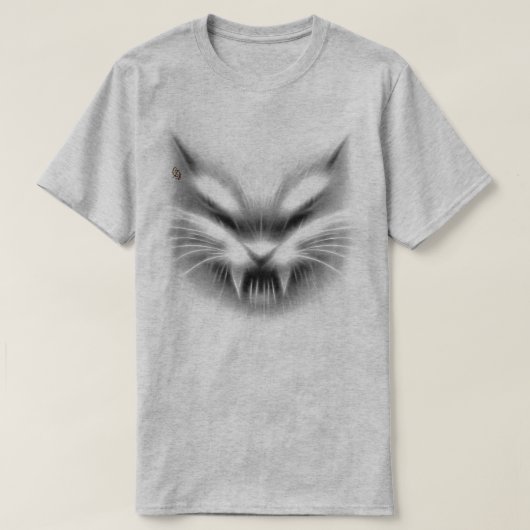 猫スクラッチTシャツ Tシャツ (デザイン正面)