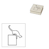 猫スクラップブック登山スタンプの概要 ラバースタンプ (押印)