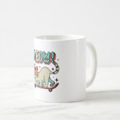 猫スケートニャー コーヒーマグカップ (正面右)