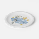 猫スターの誕生日会を開く ペーパープレート (アングル)