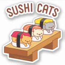 猫ステッおもしろいク – SUSHI CATS