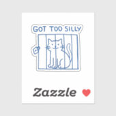 猫ステッおもしろいク – Too得 Jail間抜け子猫 シール (シート)