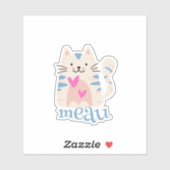 猫ステッカーが大好き シール (シート)