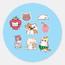 猫ステッカー