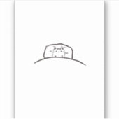 猫ステッカー、猫ステッカー、猫ステッカー シール (正面)