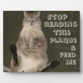 猫ストップの読プラーク&ME フォトプラーク (正面)