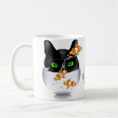 猫スナック発作 コーヒーマグカップ (左)