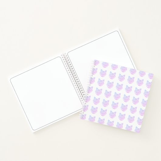 猫スパイラルノート ノートブック (内部)