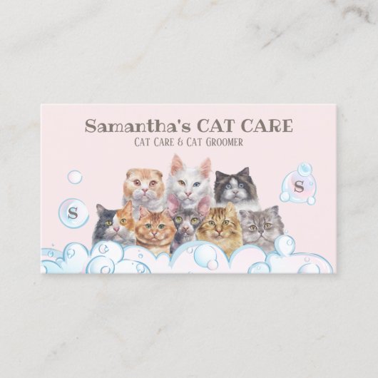 猫スパホテルゲストケア 名刺 (正面)