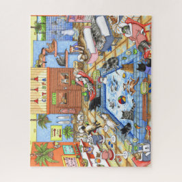 猫スパ635おもしろいイラストレーション ジグソーパズル