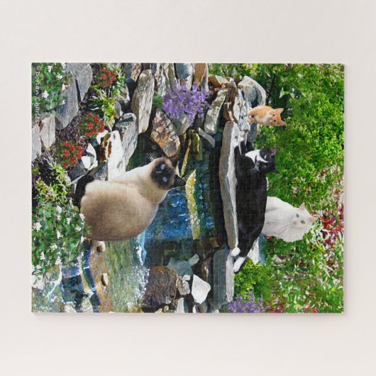 「猫スパ」 ジグソーパズル (横)