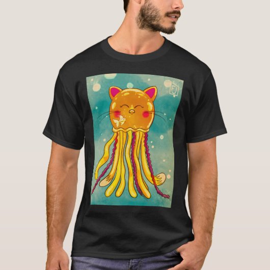 猫ゼリー Tシャツ (正面)