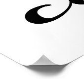 猫タイポグラフィの方が暮らし向モダンき ポスター (角)