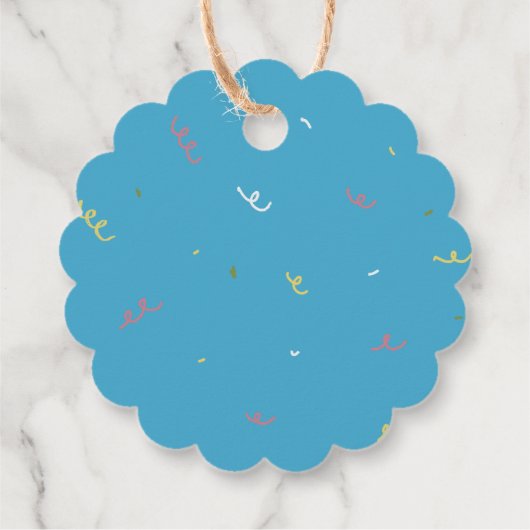 猫タスティックのパーフェクトバースデーパーティーありがとう フェイバータグ (裏面)