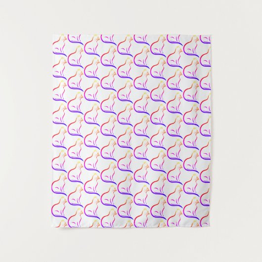 猫タペストリー タペストリー (正面)