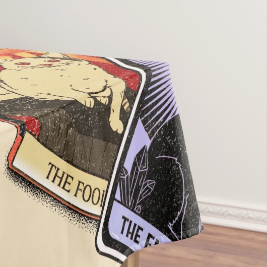 猫タロットカード – ハロウィーン皇后。愚か者 テーブルクロス (インサイチュ)