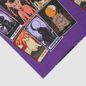 猫タロットカード – ハロウィーン皇后。愚か者 薄葉紙 (詳細)