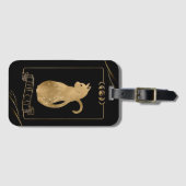 猫タロットカード ラゲッジタグ (正面横)