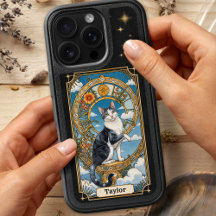 猫タロットカーパーソナライズされたドiPhone 16 Proケース
