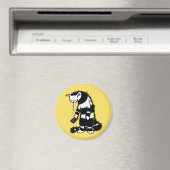 猫チョコおもしろいコレートラバー – インク滴描り猫 マグネット (インサイチュ (食洗機))