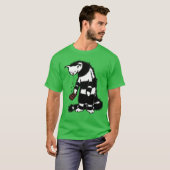 猫チョコおもしろいコレートラバー – インク滴描り猫 Tシャツ (正面フル)