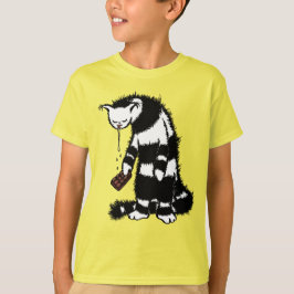 猫チョコおもしろいコレートラバー – インク滴描り猫 Tシャツ