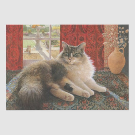 猫ティッシュペーパー 薄葉紙 (正面)