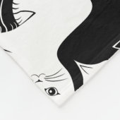 猫テッセレーションブランケット フリースブランケット (角)