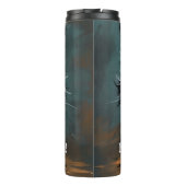 猫デザイン付きおもしろいタンブラー タンブラー (裏面)