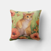 猫デザイン枕 クッション (裏面)