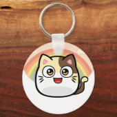 猫デザイン製品 キーホルダー (正面)