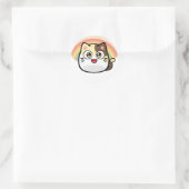 猫デザイン製品 ラウンドシール (バッグ)