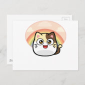 猫デザイン ポストカード (正面/裏面)