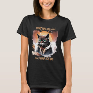 猫デザインSti Tシャツ