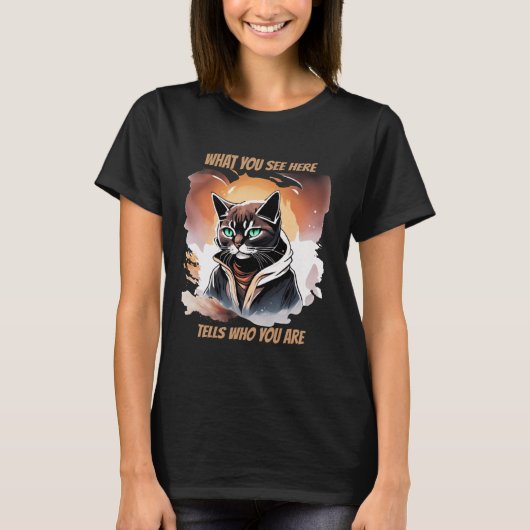 猫デザインSti Tシャツ (正面)
