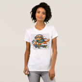 猫デザインTシャツ Tシャツ (正面フル)