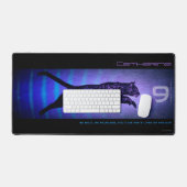 猫デスクマットの9人暮らし デスクマット (キーボード&マウス)