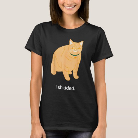 猫トレンディーおもしろい猫好き猫ママ和女 Tシャツ (正面)
