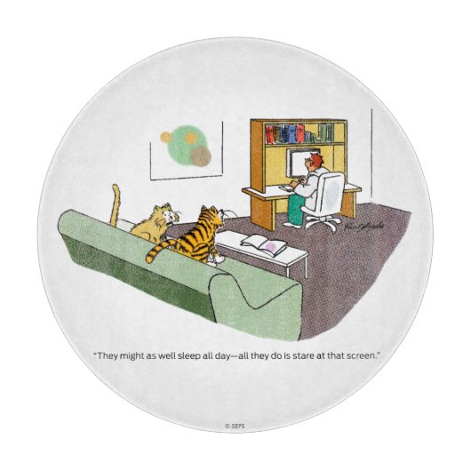 猫トーク カッティングボード (正面)