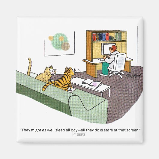 猫トーク マグネット (正面)