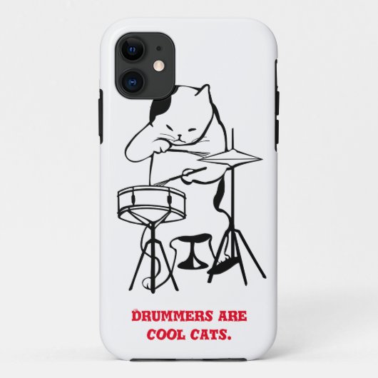 猫ドラクールマーの電話ケース Case-Mate iPhoneケース (裏面)
