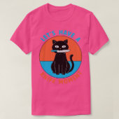 猫ナイフの瞬間 Tシャツ (デザイン正面)