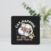 猫ナッピングは私の気に可愛い猫引用文 シーズンカード (スタンド正面)