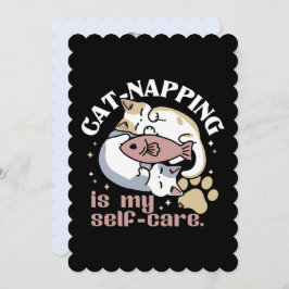 猫ナッピングは私の気に可愛い猫引用文 シーズンカード