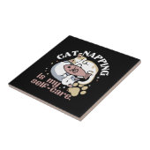 猫ナッピングは私の気に可愛い猫引用文 タイル (側面)