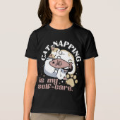 猫ナッピングは私の気に可愛い猫引用文 トライブレンドＴシャツ (正面)