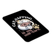 猫ナッピングは私の気に可愛い猫引用文 マグネット (右側)