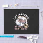 猫ナッピングは私の気に可愛い猫引用文 薄葉紙 (クラフト)