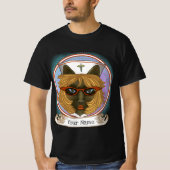 猫ナースカスタムナースTシャツ Tシャツ (正面)