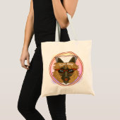 猫ナース トートバッグ (正面(商品))